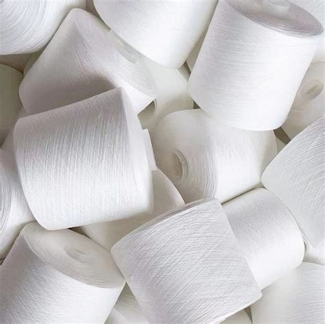 Spun Polyester Sewing Thread S Raw White Yarn