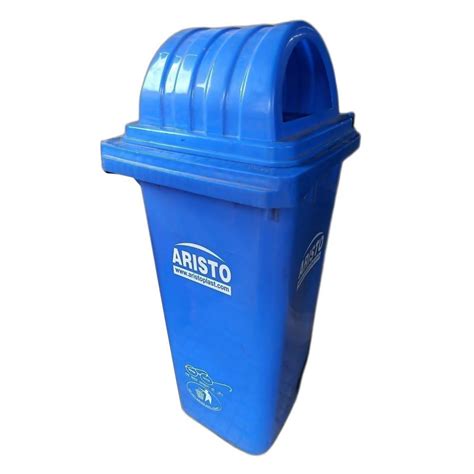 Standing HDPE Blue Aristo Plastic Dustbin Size 10 Inch Capacity 25L