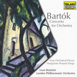 Bartok Concerto For Orchestra Four Orchestral Pieces Hungarian