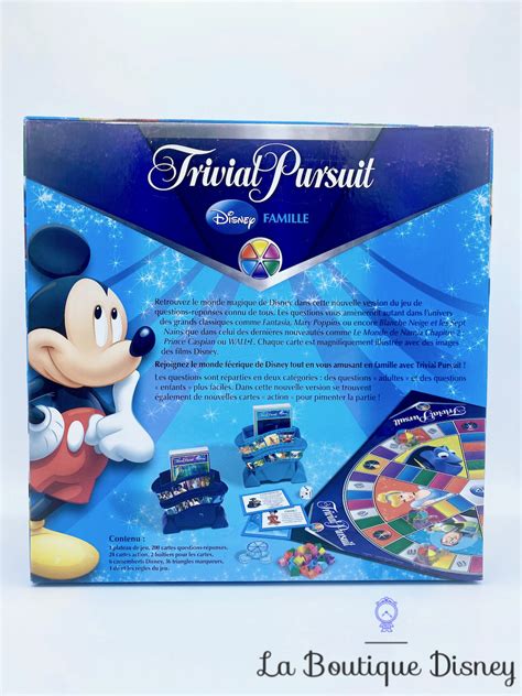 Jeu de société Trivial Pursuit Disney FAMILLE Parker Jeux de société