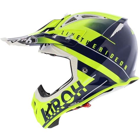 Capacete Airoh Aviator Ace Amaze Azul Grid Motors