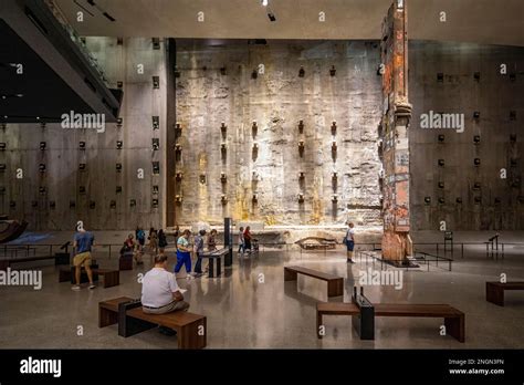 New York Manhattan National September 11 Memorial Museum Stock Photo