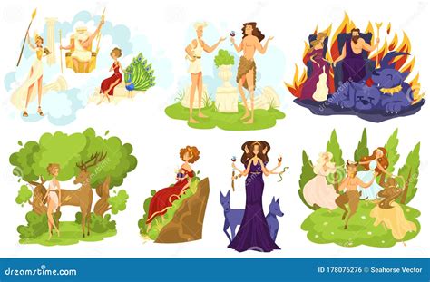 Greek Gods And Goddesses Cartoon