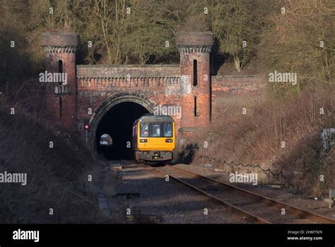 Northern Rail Class 142 Pacer Train 142092 Leaving Kirton Lindsey Tunnel On The Brigg Line