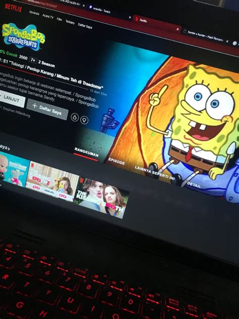 Netflix And Chill Spongebob Computer Electronics Random Sponge Bob