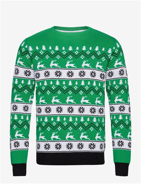 The Green Christmas Jumper Green 20930 Kr Julesweaters