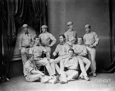 Portrait Of Harvard Football Team, 1875 Photograph by Bettmann - Fine ...