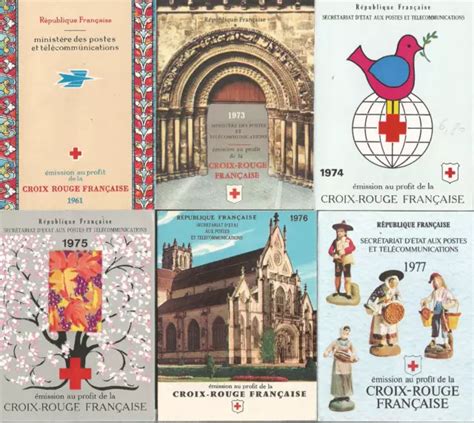 Timbres France Joli Lot Carnets Croix Rouge Neufs Prix Depart