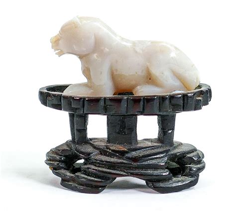 Sold Price Chinese Carved Opal Figure Of A Tiger Height 4cm