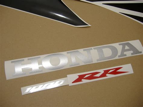 Honda CBR 1000RR SC57 I 2004 Decals Set Titanium Grey Version Moto