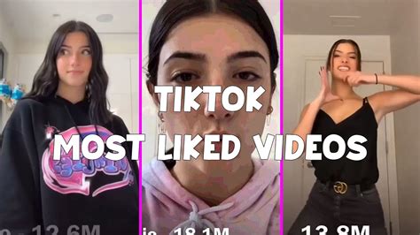 Top 50 Most Liked Tiktoks Videos 👌 Charli Damelio Addison Rae 👌 April