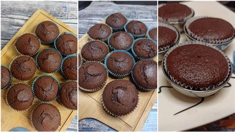 Eggless Chocolate Cupcakes How To Make Cupcakes Eggless Cupcakes Without Oven And With Oven