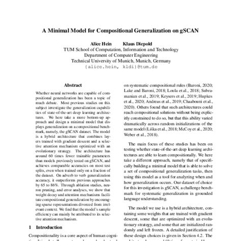 A Minimal Model For Compositional Generalization On Gscan Acl Anthology