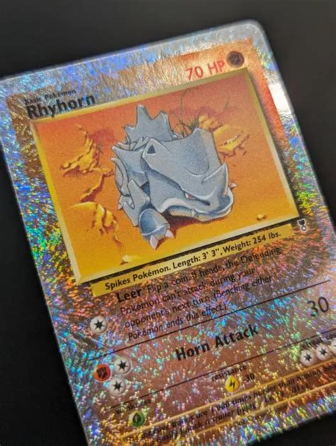 POKEMON TCG Rhyhorn 90 110 Reverse Holo Legendary Collection See