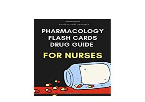 ~[pdf Download] Library~ Pharmacology Flash Cards Drug Guide For Nurs