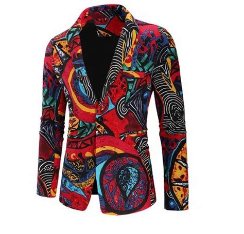 Kubera Fashion Cotton Blend Digital Printed Blazer Fabric Dry Clean