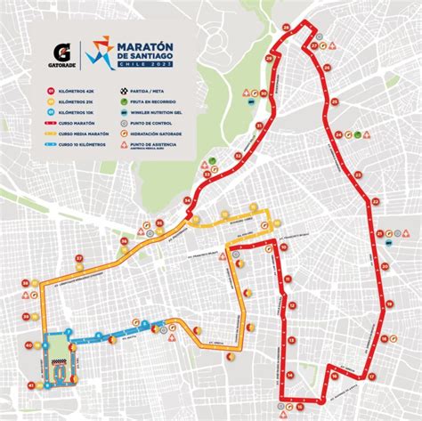 Maratón de Santiago 2023 Estos son los desvíos y cortes de calles para