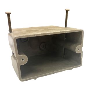 Allied Moulded N Gang Cubic Inch Fiberglass New Work Box