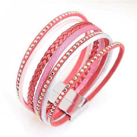 Miasol Magnetic Bracelet Brazilian Magnetic Wrap Bracelet Multilayer