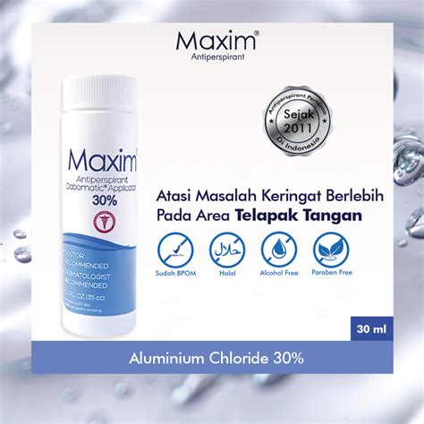 Jual Maxim Antiperspirant Dabomatic 30 Solusi Masalah Hyperhidrosis