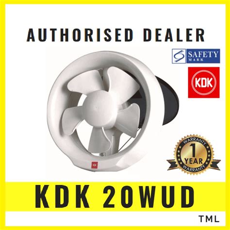 KDK 20WUD Exhaust Fan Window Mount Ventilating Fan Ventilation Fan