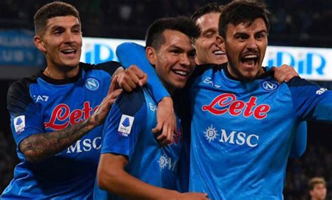 Chucky Lozano Anota En El Triunfo Del L Der Napoli