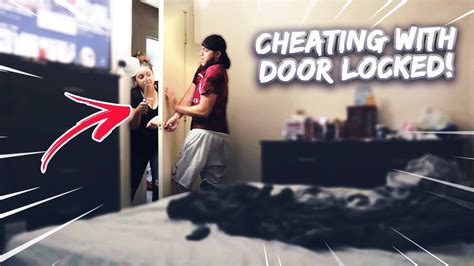 Cheating With The Door Locked Prank On Girlfriend She Pulled Out A