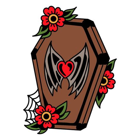 Coffin Icon Line Png And Svg Design For T Shirts