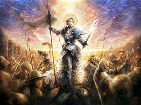 Fond d écran La peinture Jeanne d Arc 1600x1200 idontboss