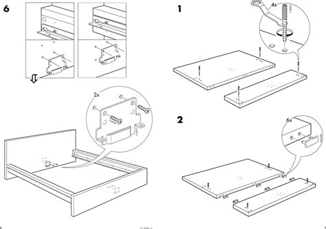 Ikea Malm Bed Frame Queen Assembly Instruction