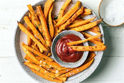 Crispy Oven Baked Sweet Potato Fries Sunkissed Kitchen