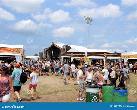 New Orleans Jazz Heritage Festival Big Easy Style Editorial Stock