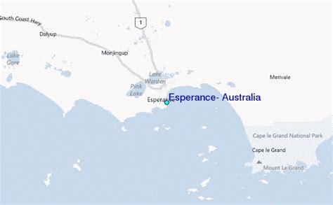 Esperance Australia Tide Station Location Guide