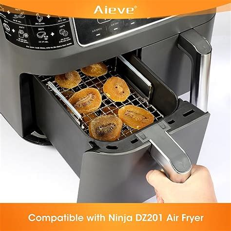 Aieve Rack Compatible With Ninja Dual Air Fryer 304 Stainless Steel Multi Layer Dehydrator Rack