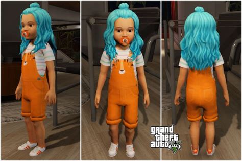 Gta 5 Baby Female 9 A Singleplayerfivem Ready Gta Classic Mods