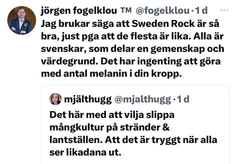 Lars Lindström on Twitter Alla är svenskar SD har alltid fel i