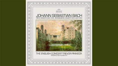 J S Bach Brandenburg Concerto No In D Minor Bwv Ii