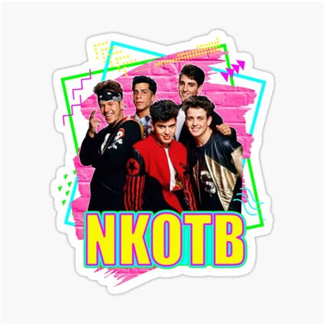 "NKOTB Music " Sticker for Sale by shellylyn74 | Redbubble