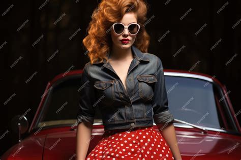 Premium AI Image | 1950s fashion rock 'n' roll style