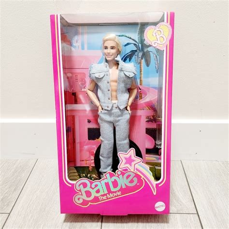 Mattel Toys Barbie The Movie Collectible Ken Doll Wearing Alldenim