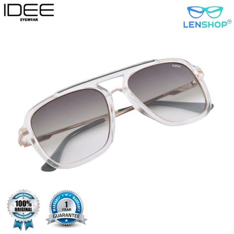 IDEE UV Protected Aviator Square Sunglasses IDS2913C155