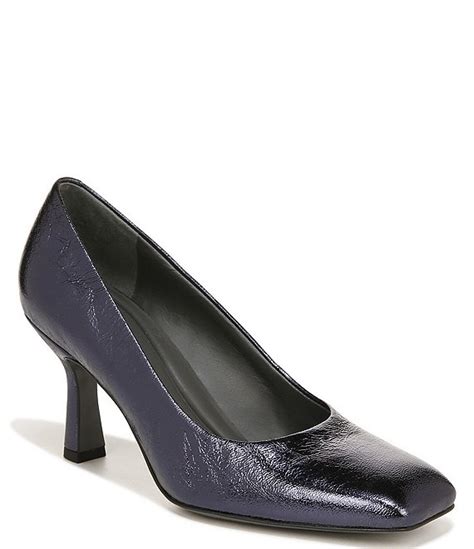 Sarto By Franco Sarto Flexa Aela Metallic Crinkle Leather Pumps Dillards