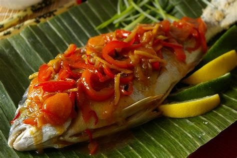 Chinese New Year Whole Fish With Sweet and Sour Vegetables Recipe ...