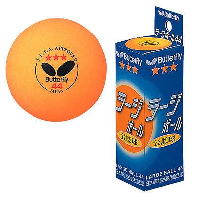 ONE Dozen BUTTERFLY 44mm 3 Stars Ball Table Tennis Ping Pong ...