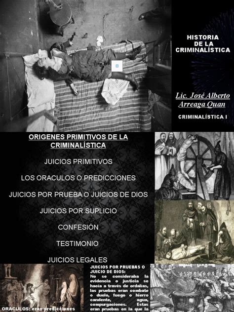 Historia De La Criminalística Diapositivas Pdf Ciencia Forense