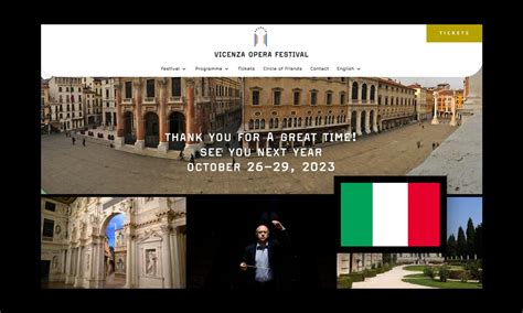 ヴィチェンツァ・オペラ・フェスティバルvicenza Opera Festival 月刊音楽祭
