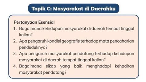 Kunci Jawaban Ipas Kelas 4 Kurikulum Merdeka Halaman 142 Topik C