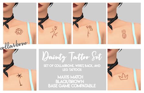 Discover 80 Sims 4 Tattoos Cc In Coedo Vn