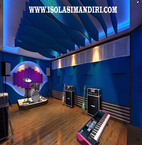 desain studio musik kedap suara