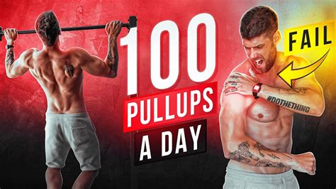 I Did 100 Pull Ups A Day For 30 Days FAIL YouTube